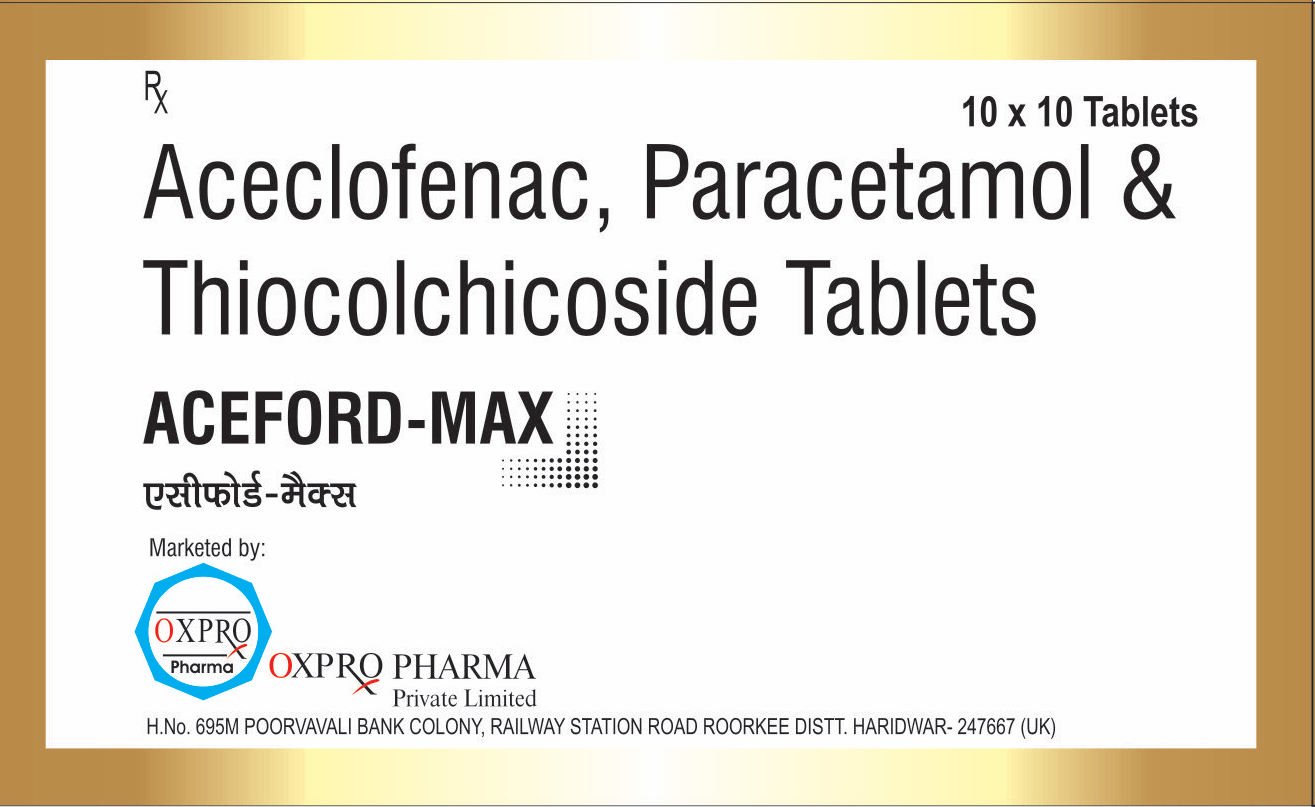 Analgesic and anti-inflammatory medicine tablets by Oxpro Pharma