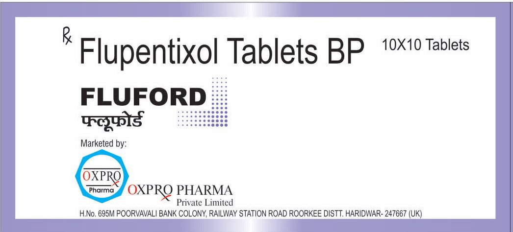 Fluford anti-depressant medicine tablets by Oxpro Pharma