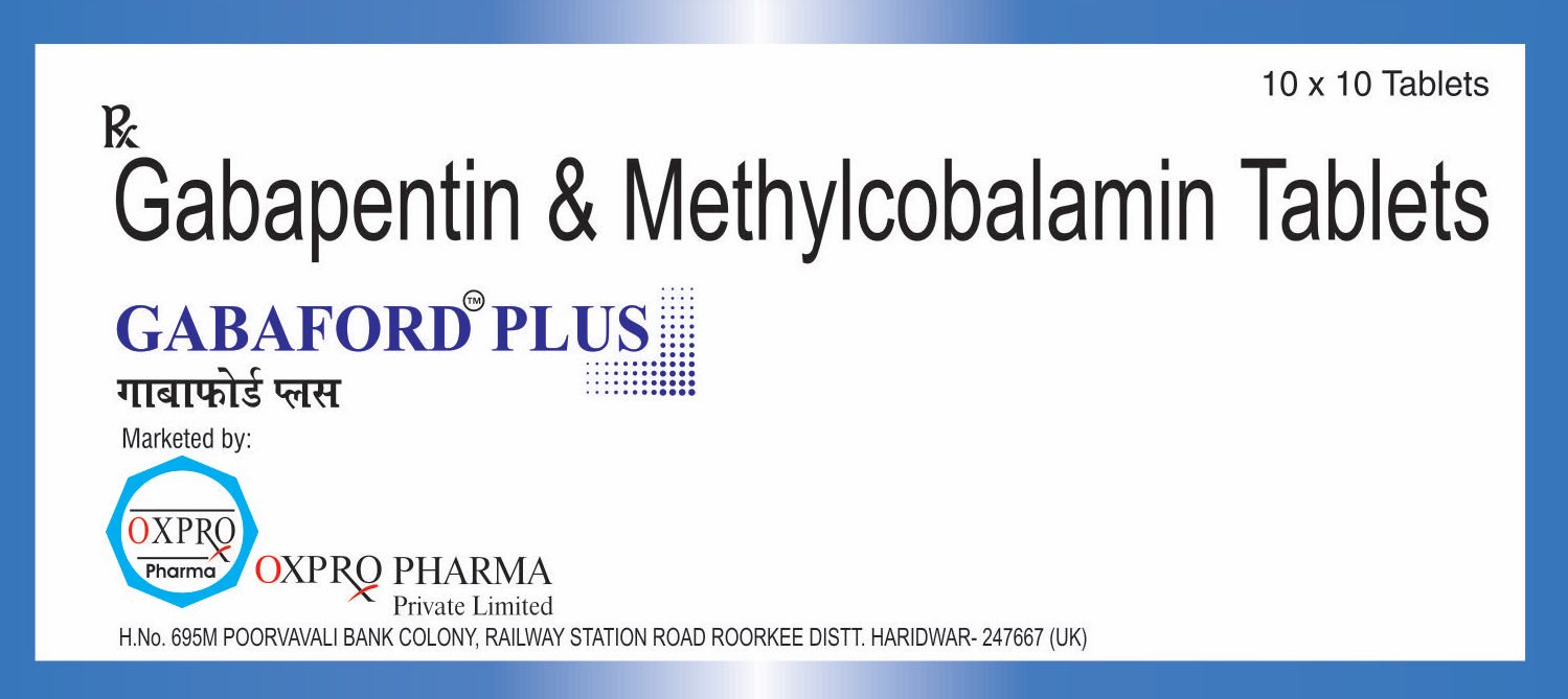 Gabaford Plus is a trusted neurotonic medicine from Oxpro Pharma, a leading pharmaceutical manufacturer in India. Quality neurological support