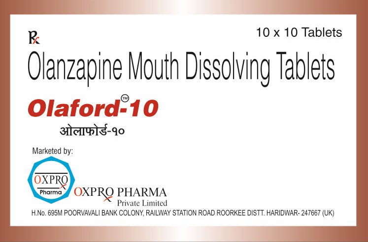 Olaford anti-psychotic tablet by Oxpro Pharma