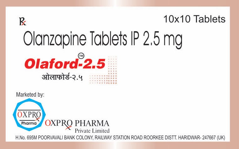 Olaford anti-psychotic tablet by Oxpro Pharma