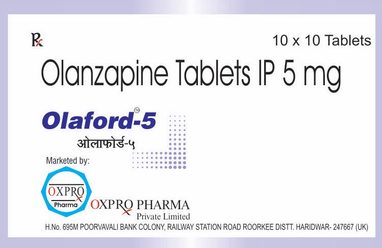 Olaford anti-psychotic tablet by Oxpro Pharma