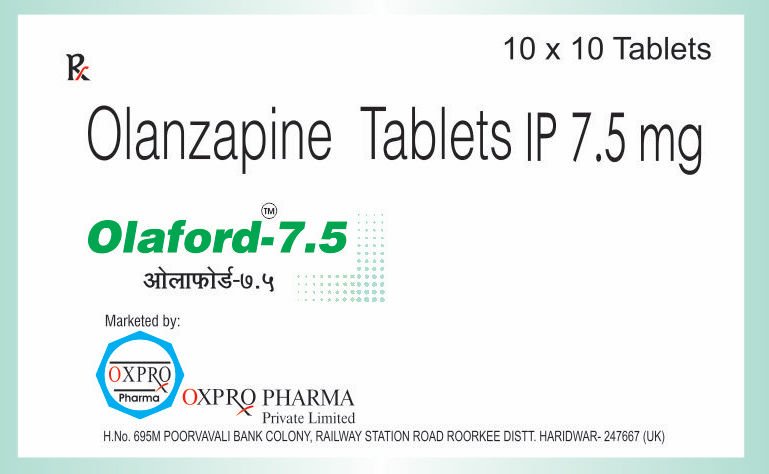 Olaford anti-psychotic tablet by Oxpro Pharma