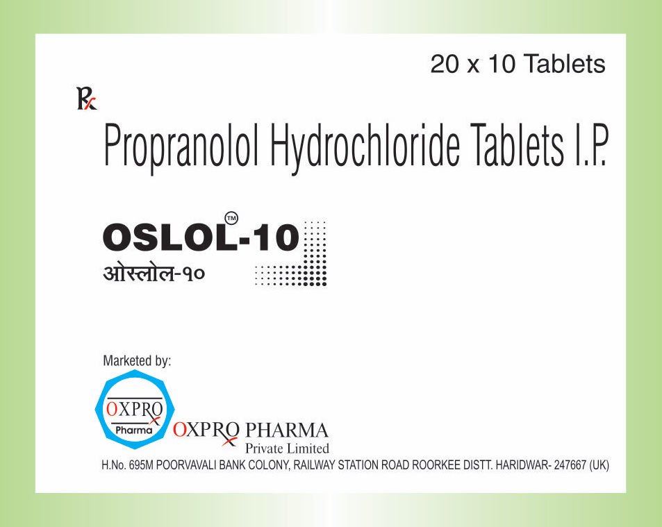 Beta-blocker medicines range by Oxpro Pharma