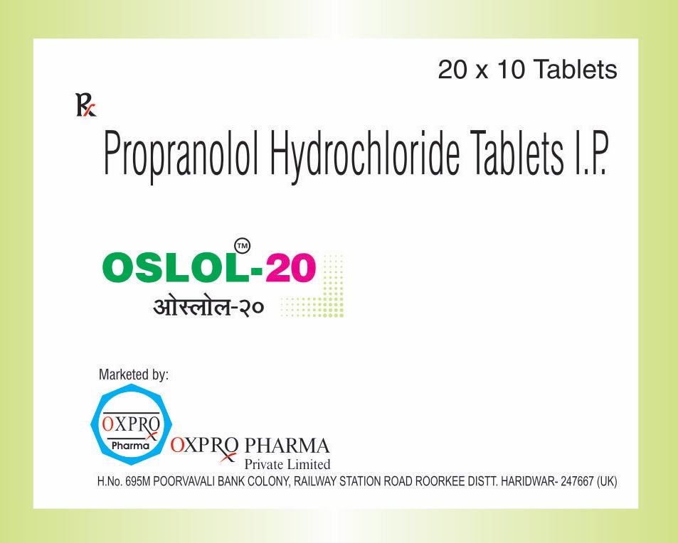 Oslol beta-blocker tablet by Oxpro Pharma
