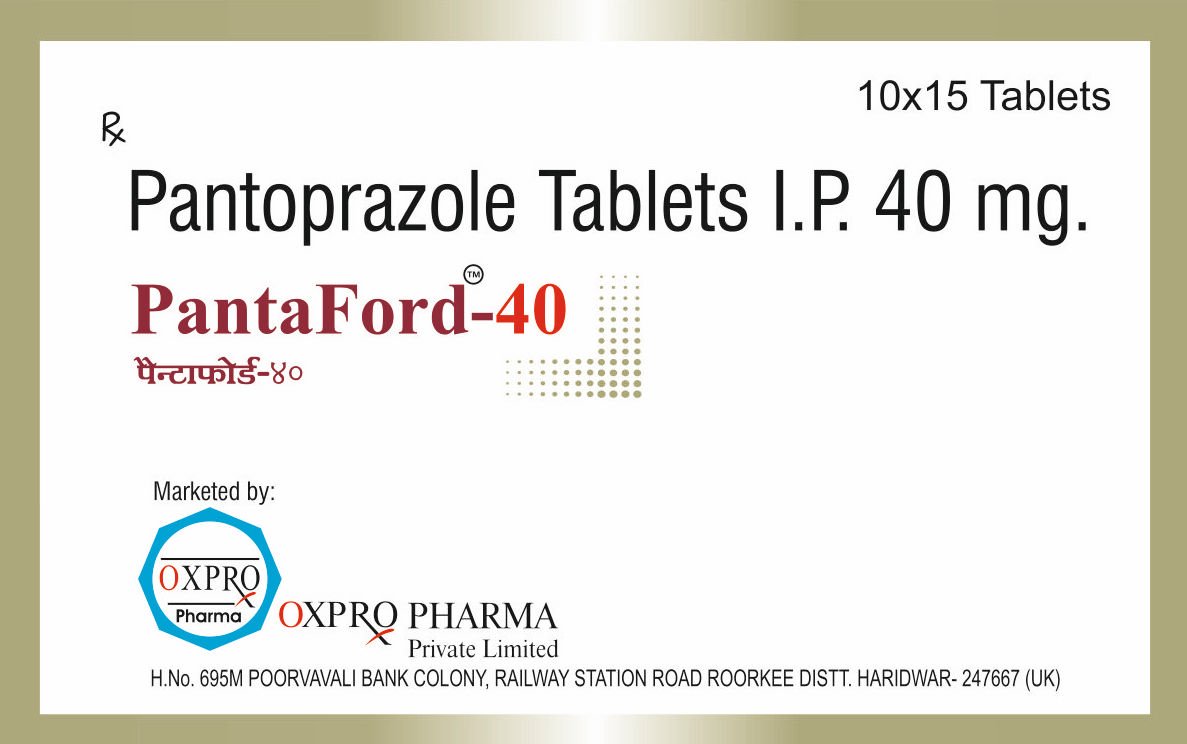 Anti ulcerant medicine manufactured by Oxpro Pharma in India