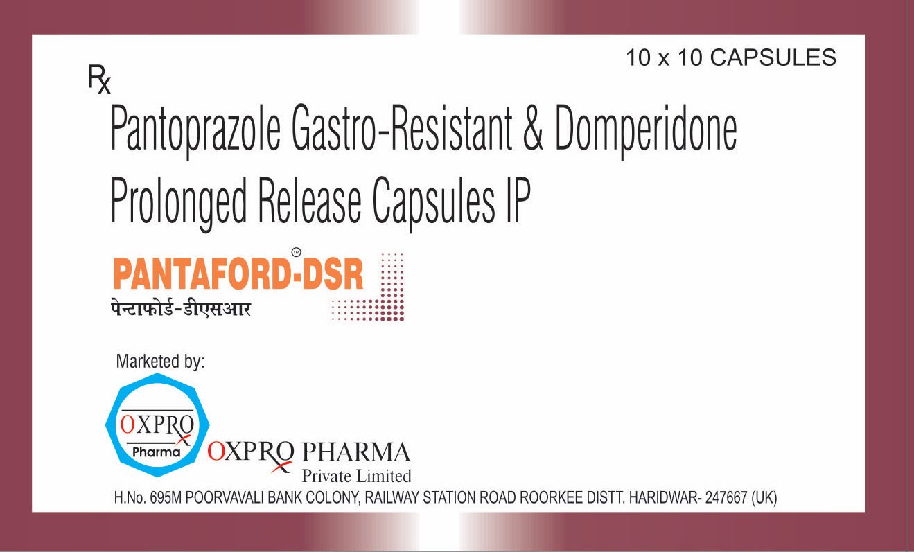 Pantaford 40 mg anti ulcer tablet by Oxpro Pharma