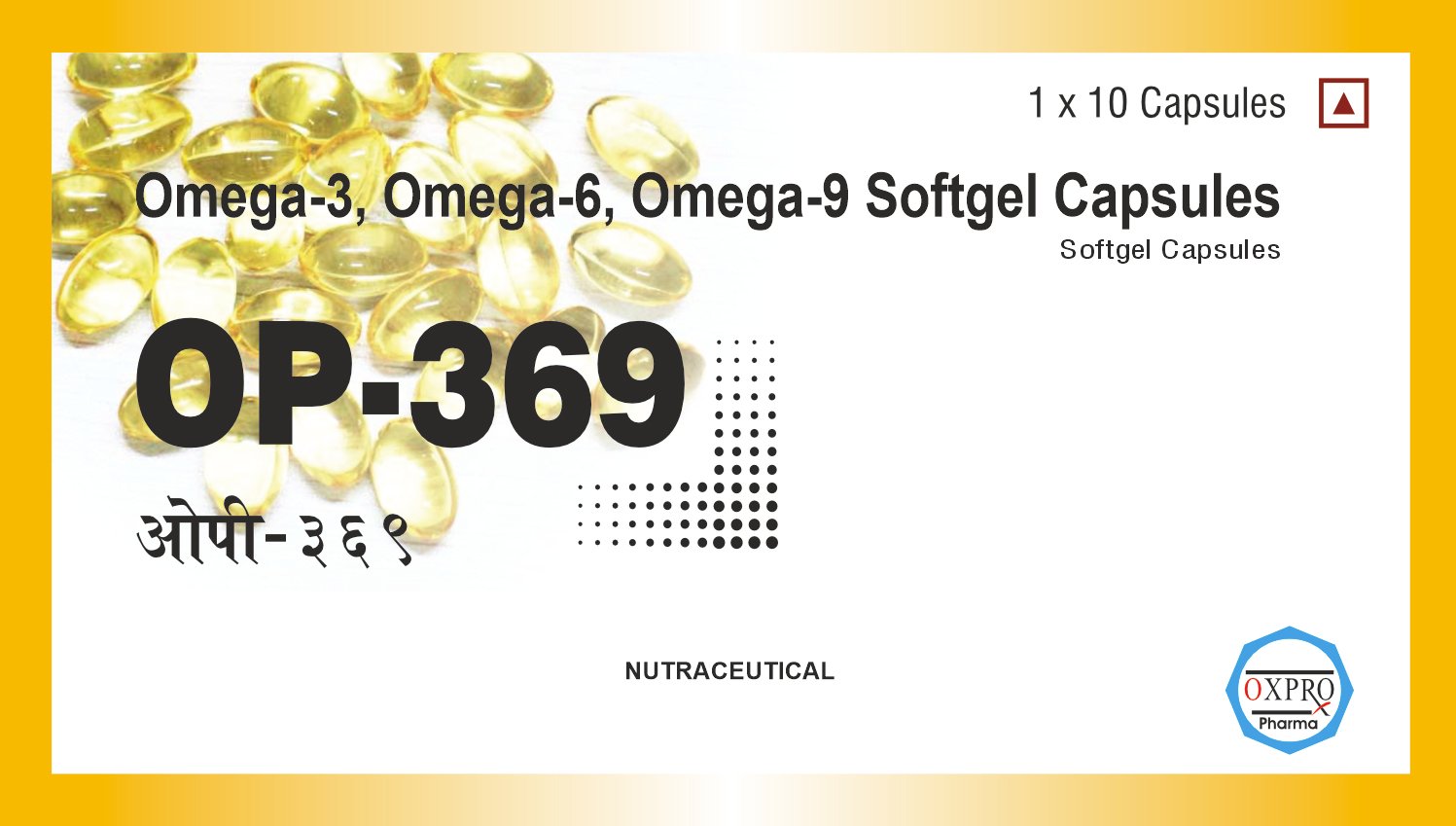 OP-369 supplement packaging manufactured in India