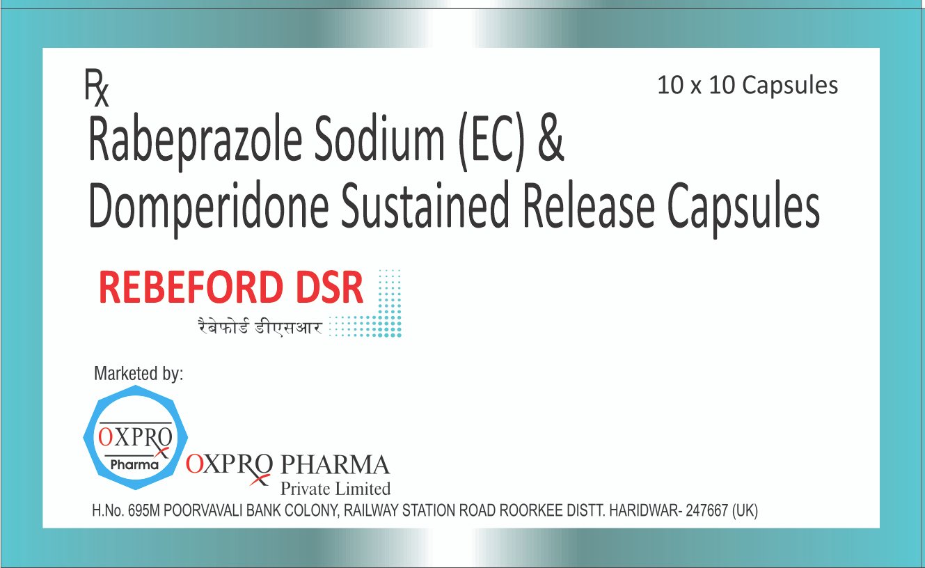 Anti ulcerant medicine manufactured by Oxpro Pharma in India