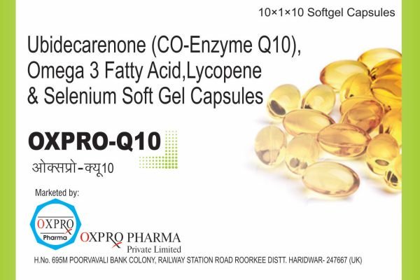 Oxpro Pharma nutraceutical supplements for overall health and wellness